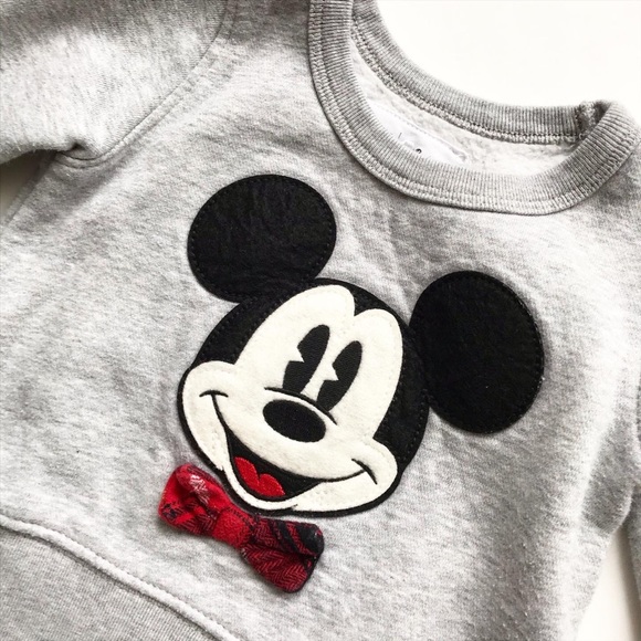 Baby Gap x Disney Baby | Mickey Mouse Crewneck Sweatshirt - Picture 3 of 6